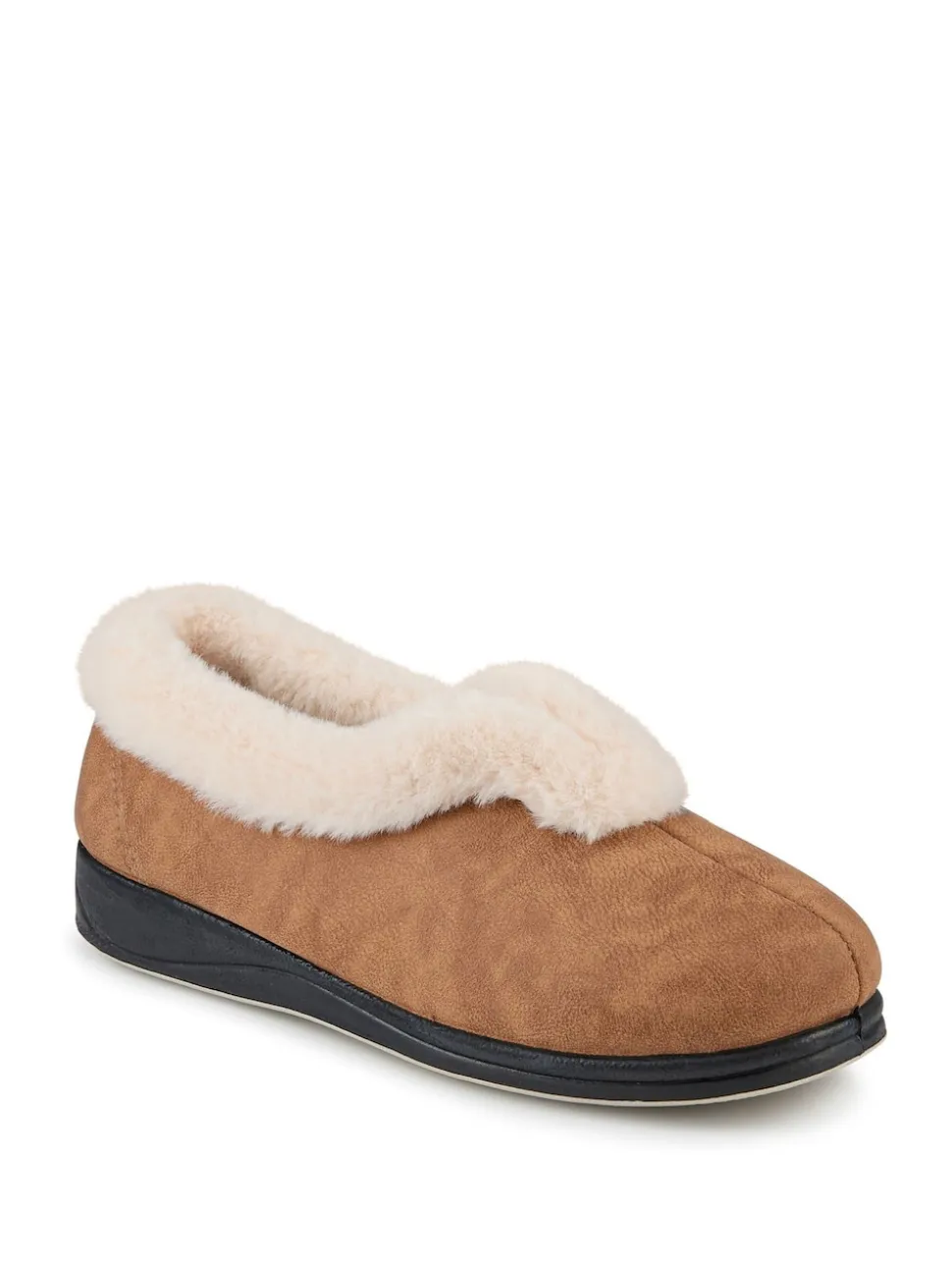 Bruin - Pavers Wide Fit Memory Foam Cosy Slippers