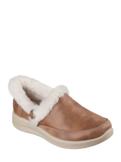 Bruin - Skechers Slip Ins Cozy Escape Slippers