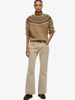 Bruin - Superdry Fairisle Pattern High Neck Jumper