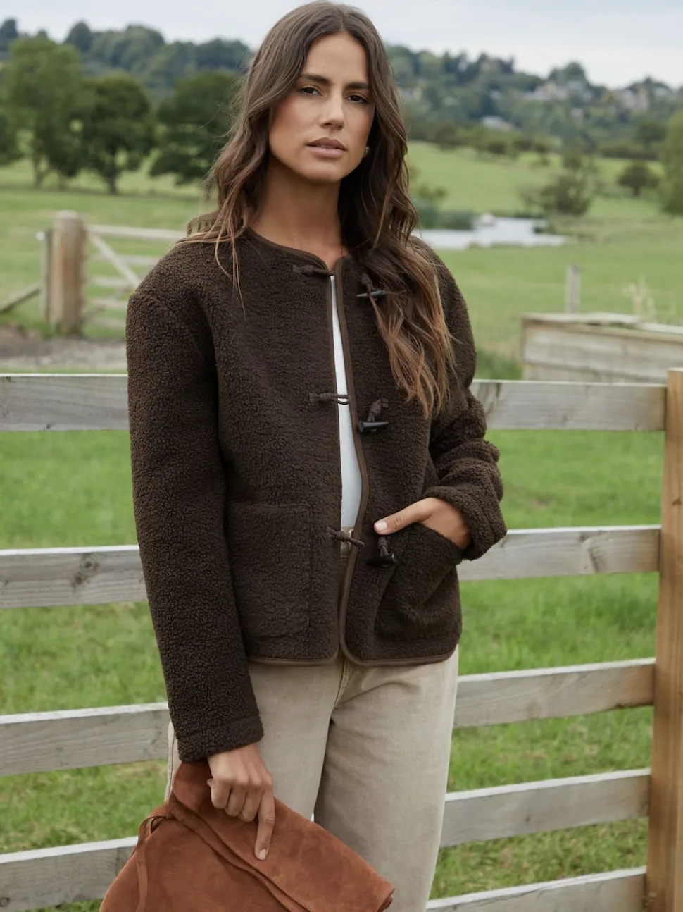 Bruin - Threadbare borg fleece Toggle jack