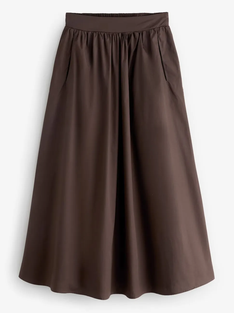 Bruin - Threadbare Midi rok met zakken
