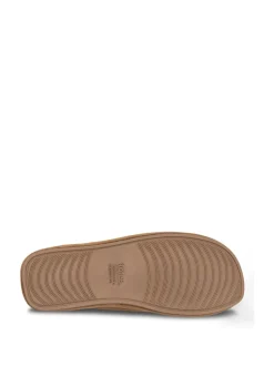 Bruin - Totes Isotoner Ladies Real Suede Mules With Water Repellency