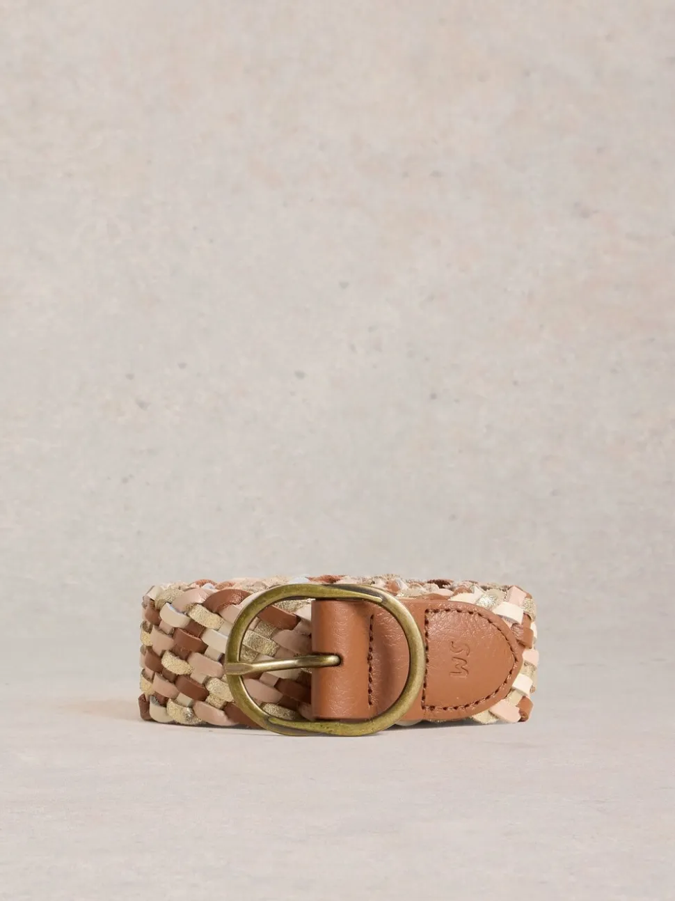 Bruin - White Stuff Leather Weave Belt