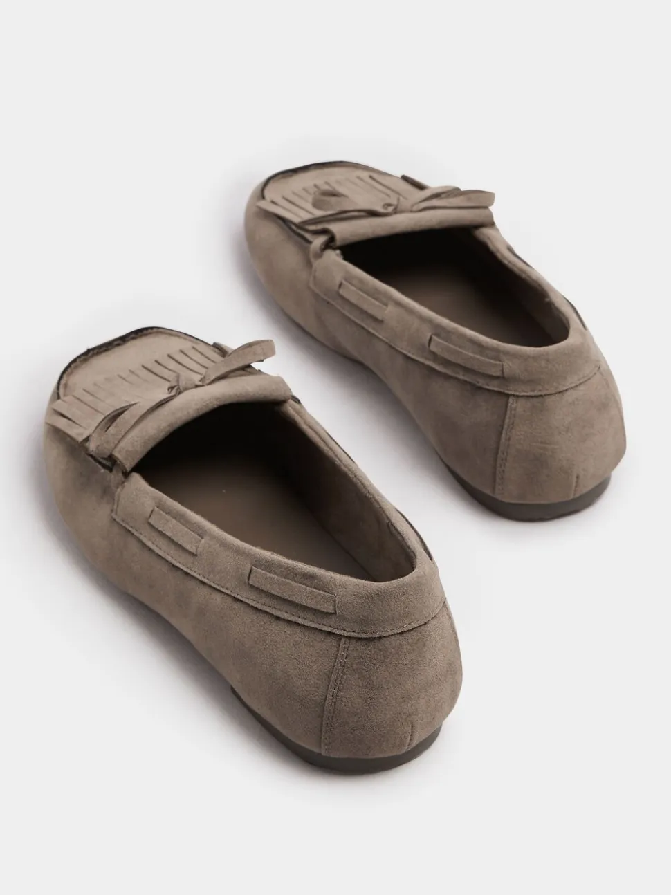 Bruin - Yours Curve Extra Wide Fit Fringe Moccasin Loafers