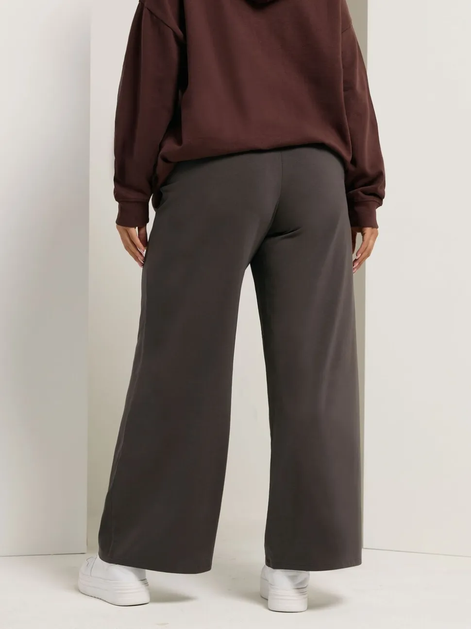 Bruin - Yours Curve Wide Leg Leggings