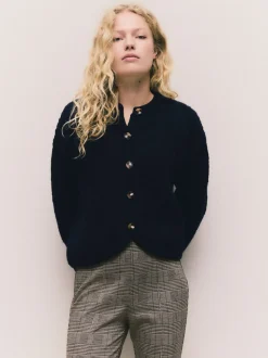 Bruin geruit - Legging van ponte-stof