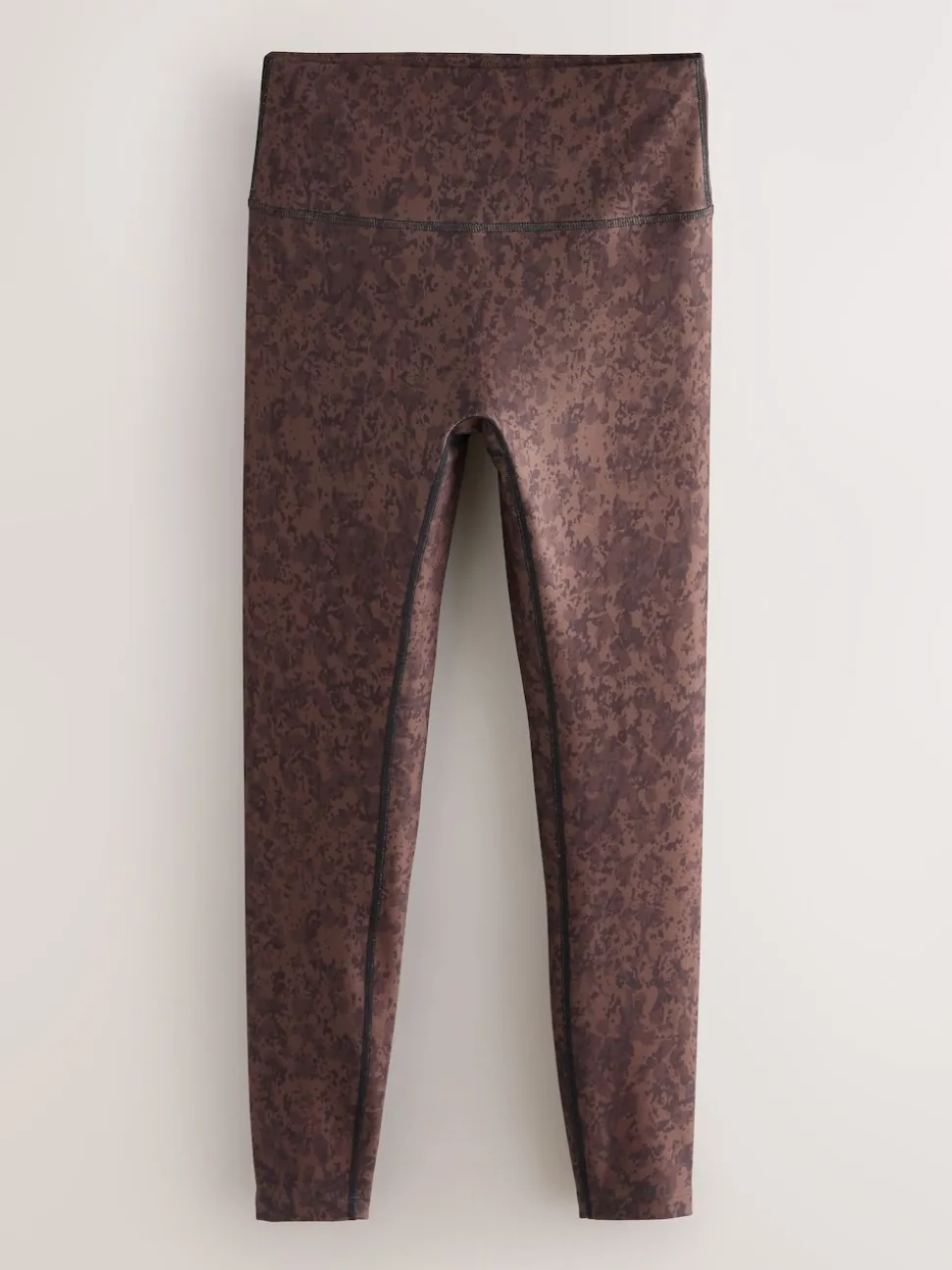Bruin met abstracte print - Balance sport yogalegging