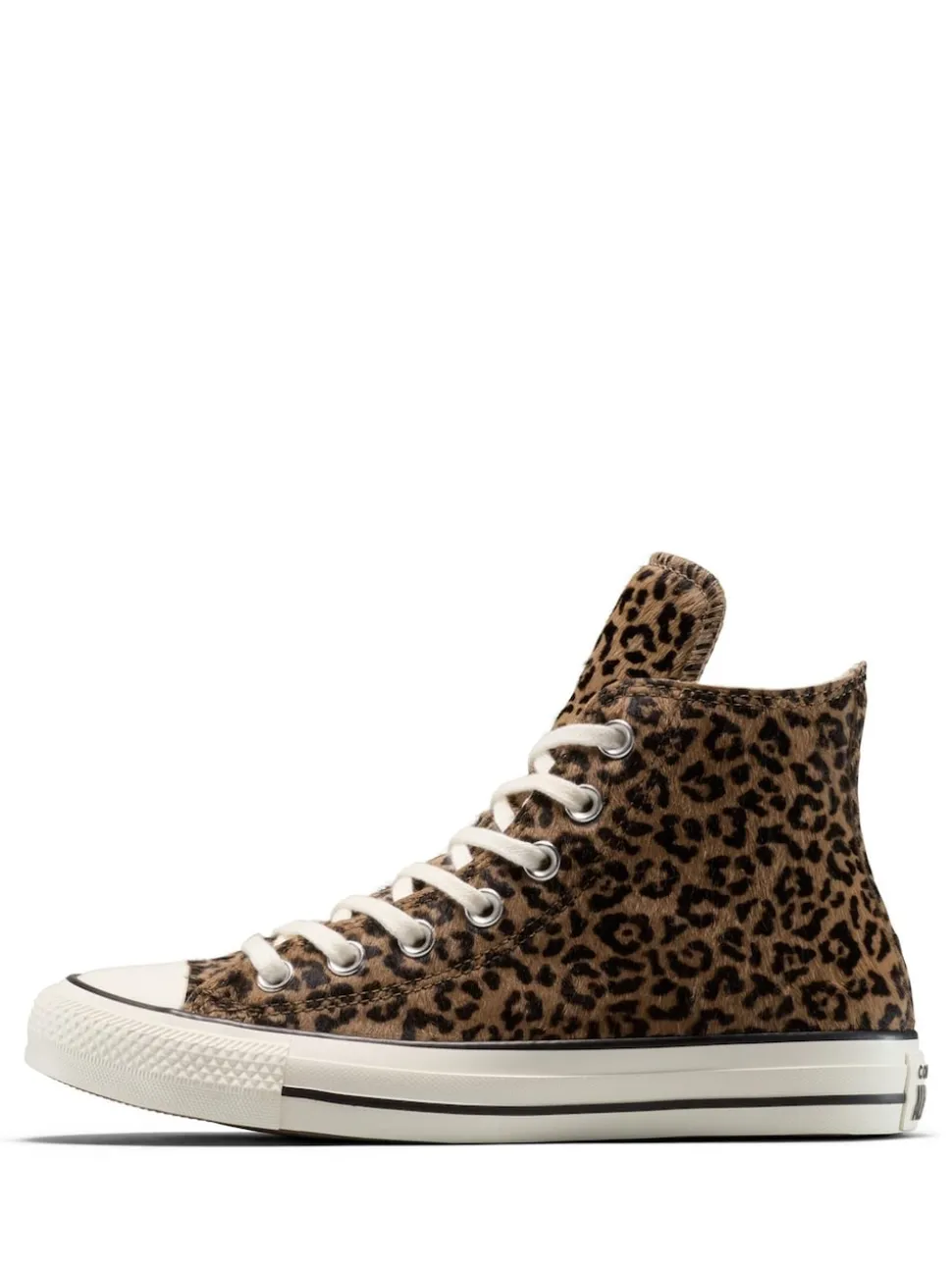 Bruin met luipaardprint - Converse Chuck Taylor Suede All Over High Trainers