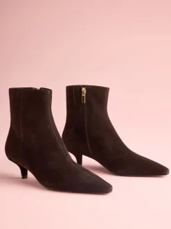 Bruin suède - Tabitha Simmons x Next Underset Heel Ankle Boots
