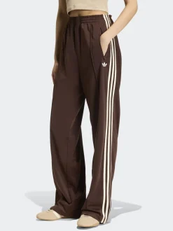 Bruin/crèmekleurig - adidas Originals Firebird Loose Trousers