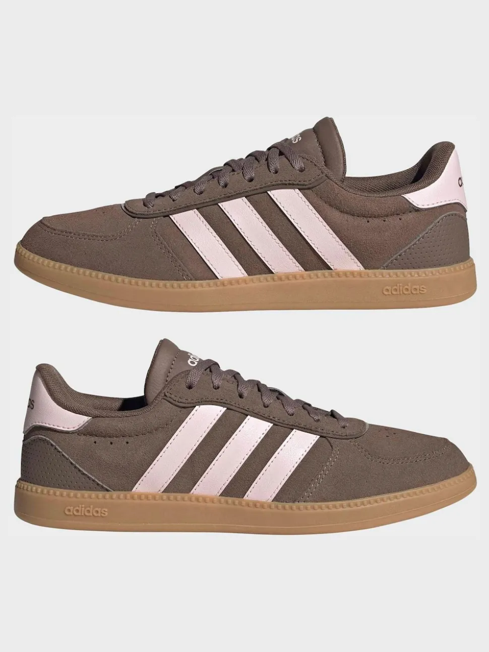Bruin/roze - adidas Breaknet Sleek sneakers