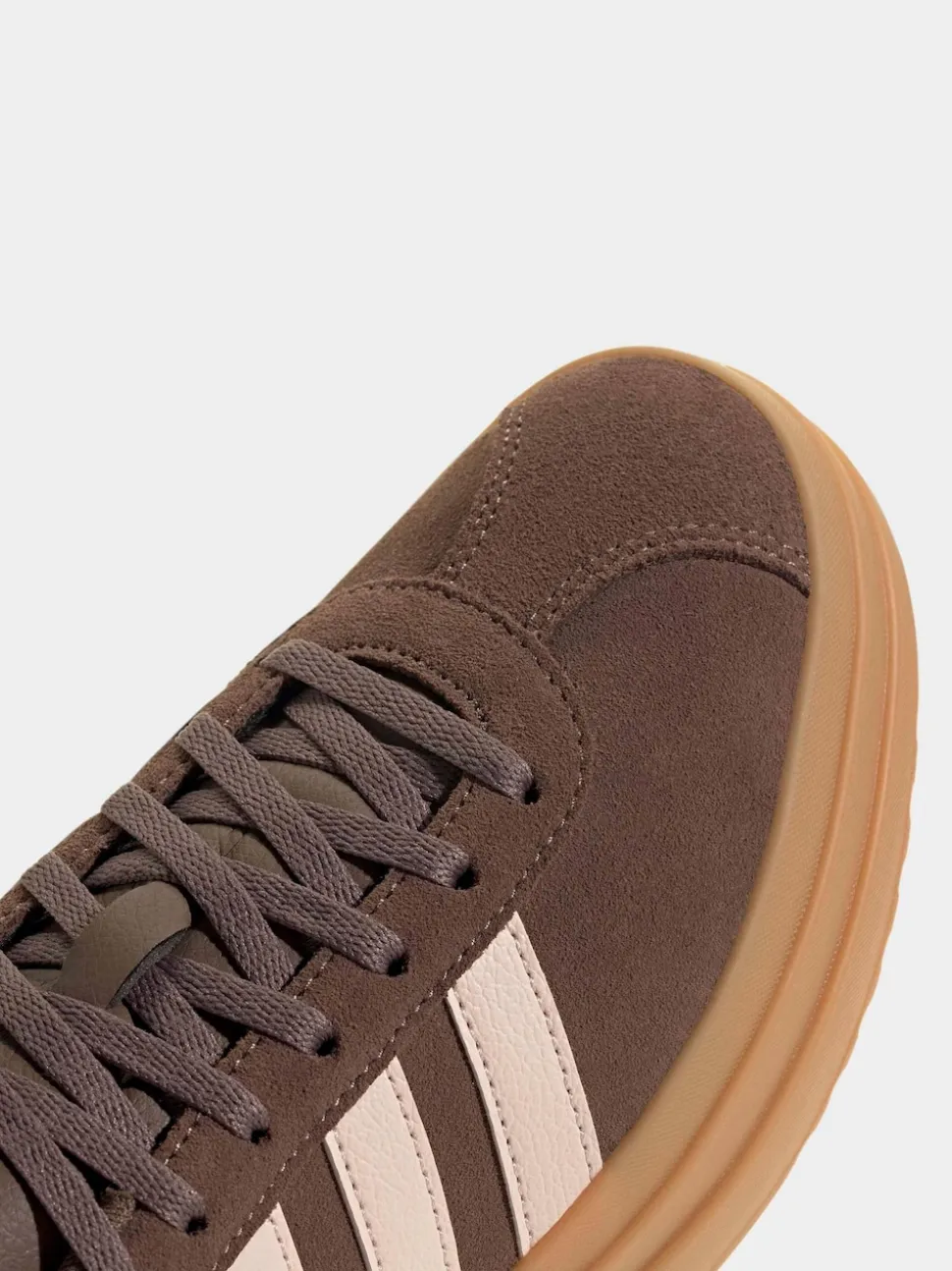 Bruin/roze - Adidas Vl Court Bold sneakers