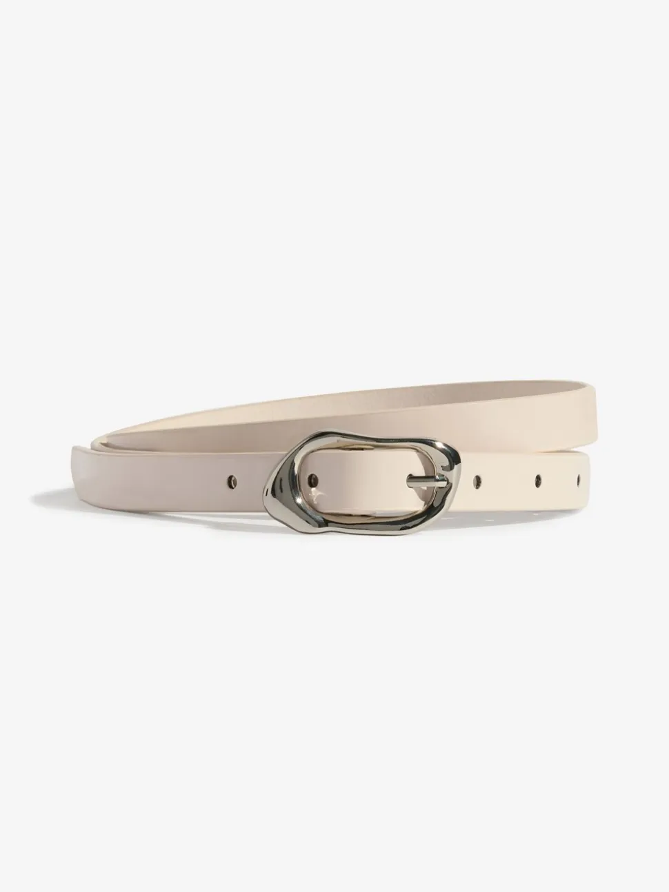 Burgundy, Tan & Cream - Lipsy Skinny Belts 3 Pack