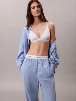 Calvin Klein Cotton Poplin Logo Pyjama Joggers