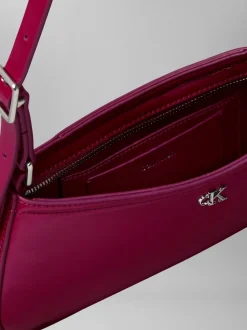 Calvin Klein Monogram Logo Hardware Shoulder Bag