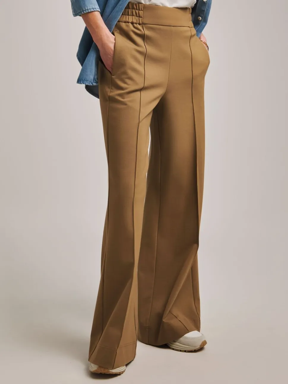 Camel - Anthology By JD Williams - Premium Ponte broek met wijde pijpen