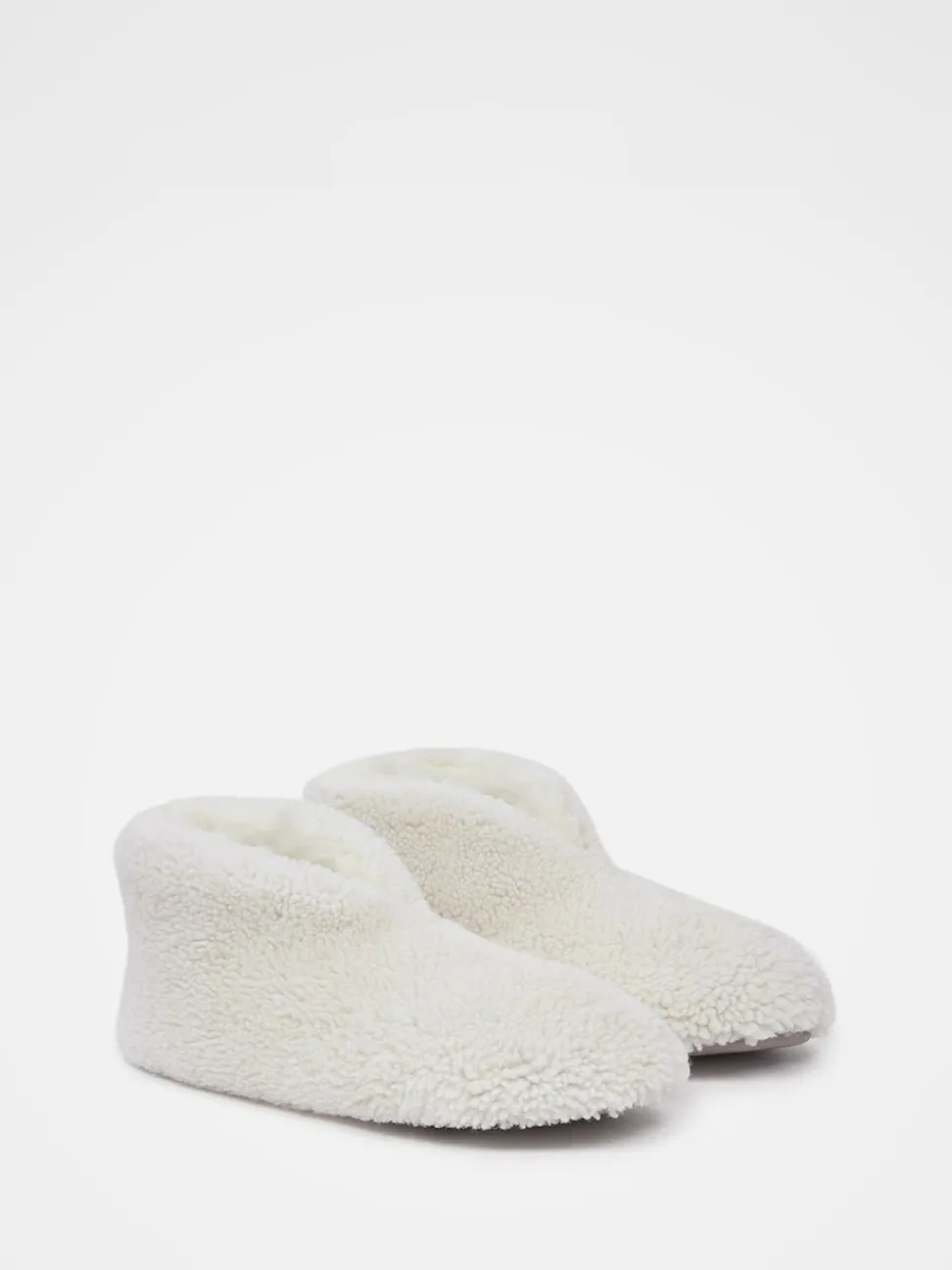 Celtic & Co Natural Teddy Soft Sole Bootee Slippers