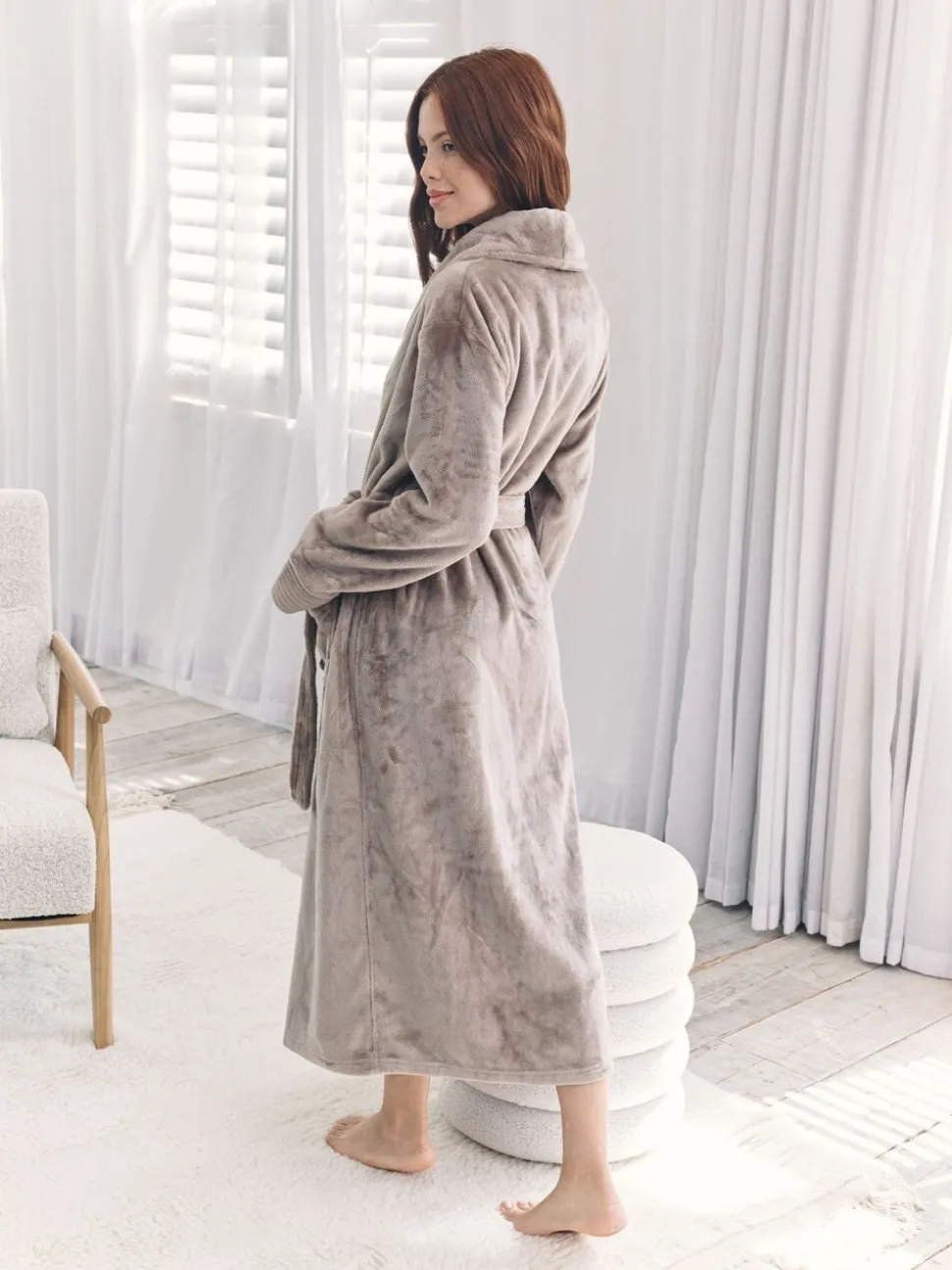 Chelsea Peers Fleece Long Dressing Gown