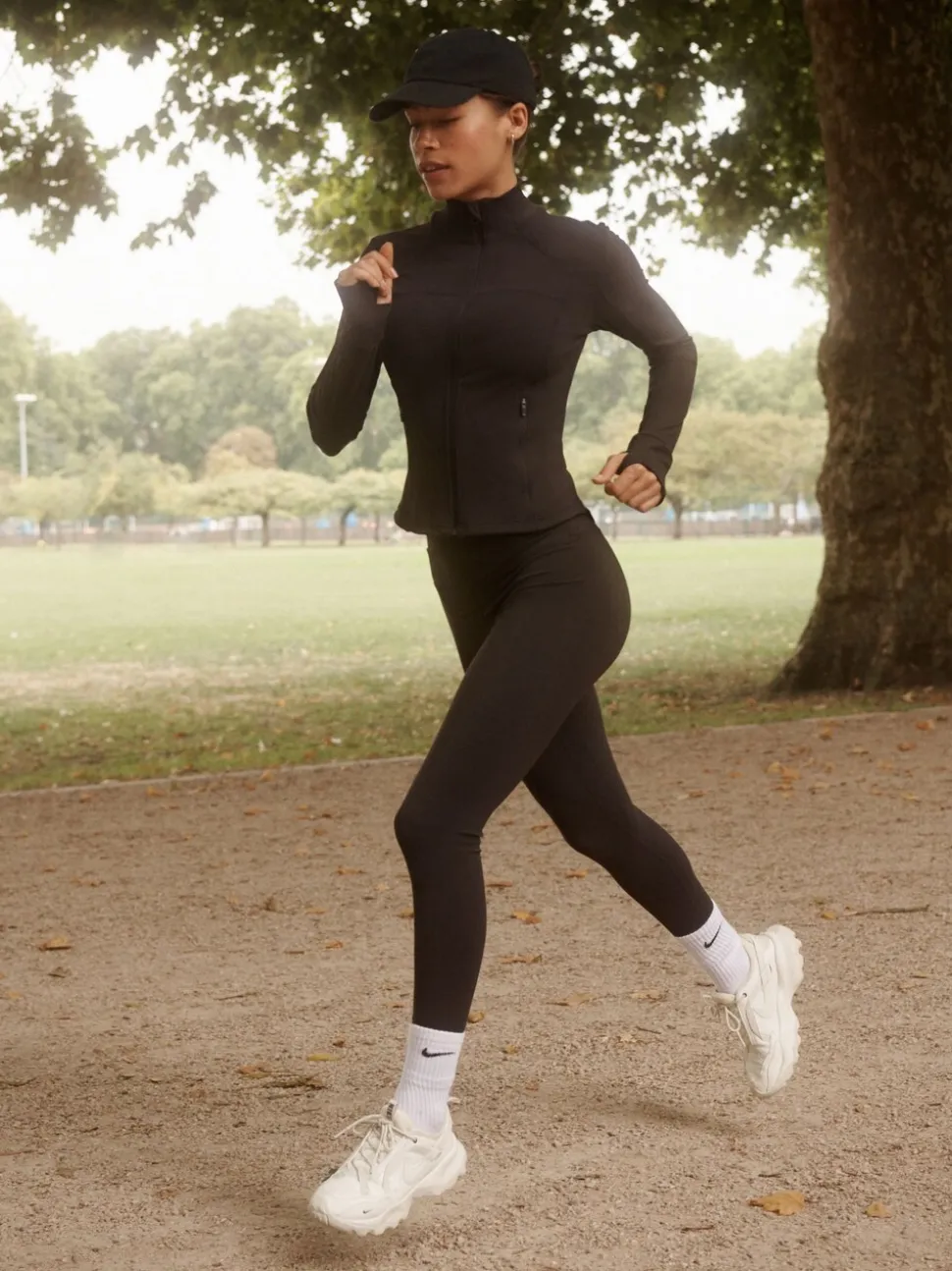 Chocoladebruin - Active Balance Wrap Front Leggings