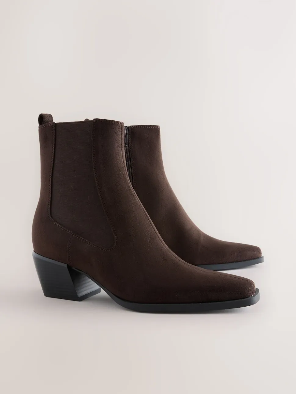 Chocoladebruin - Chelsea-stijl western cowboy Boots