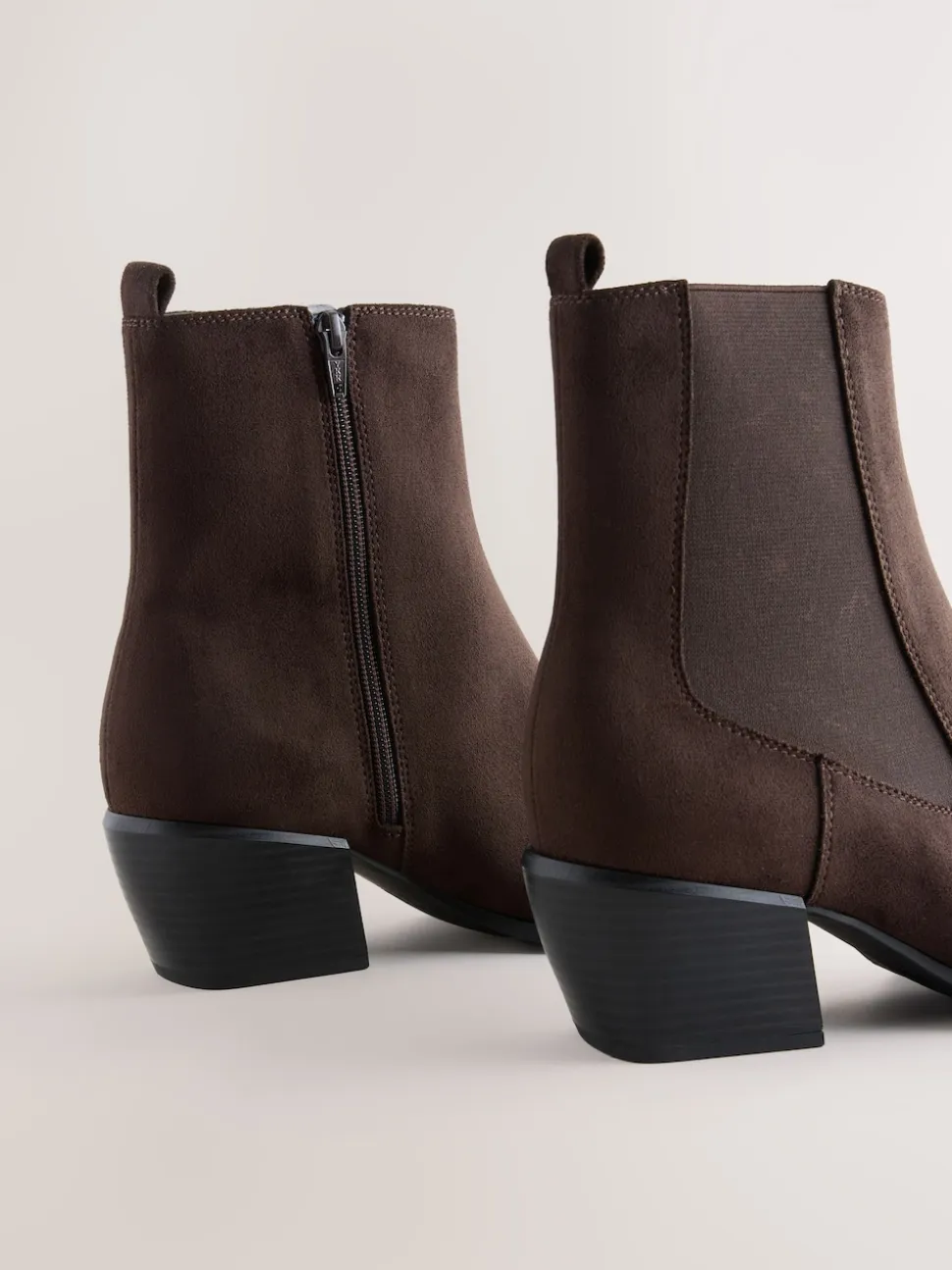 Chocoladebruin - Chelsea-stijl western cowboy Boots