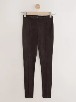 Chocoladebruin - Corduroy legging