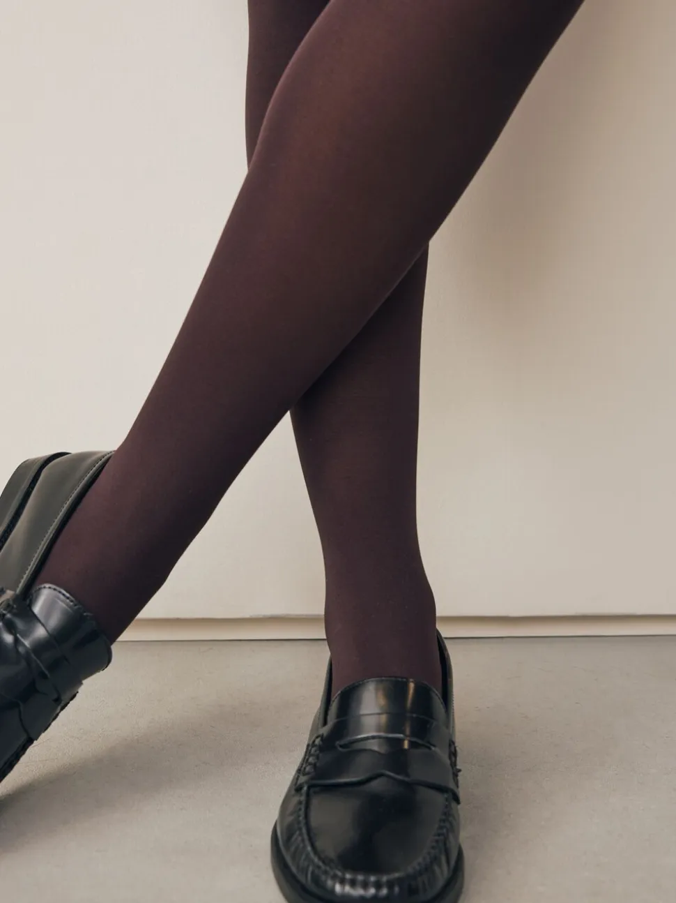 Chocoladebruin - 60-denier panty's, verpakking van 1