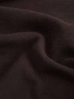Chocoladebruin - Essentials sweatshirt met relaxte pasvorm, lange snit en zakken