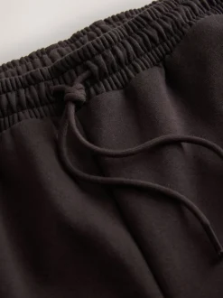 Chocoladebruin - Essentiële jersey joggingbroek met manchetten