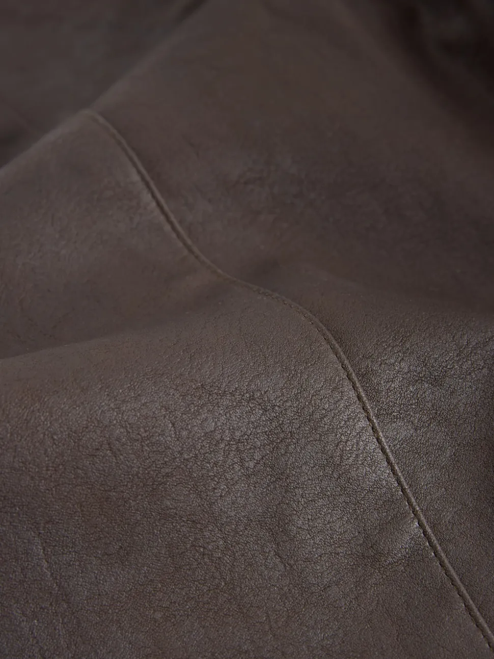 Chocoladebruin - Faux Leather Flared Trousers