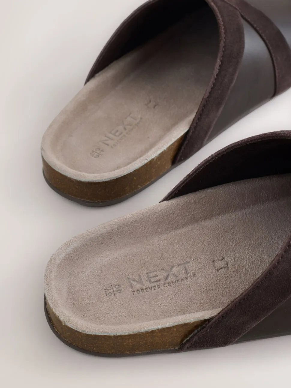 Chocoladebruin - Forever Comfort Leather Clean Footbed Clogs