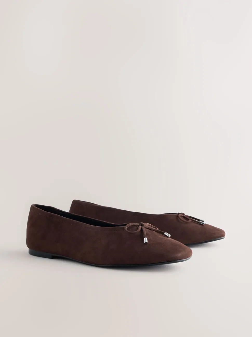 Chocoladebruin - Forever Comfort® Suede High Cut Ballet Flats