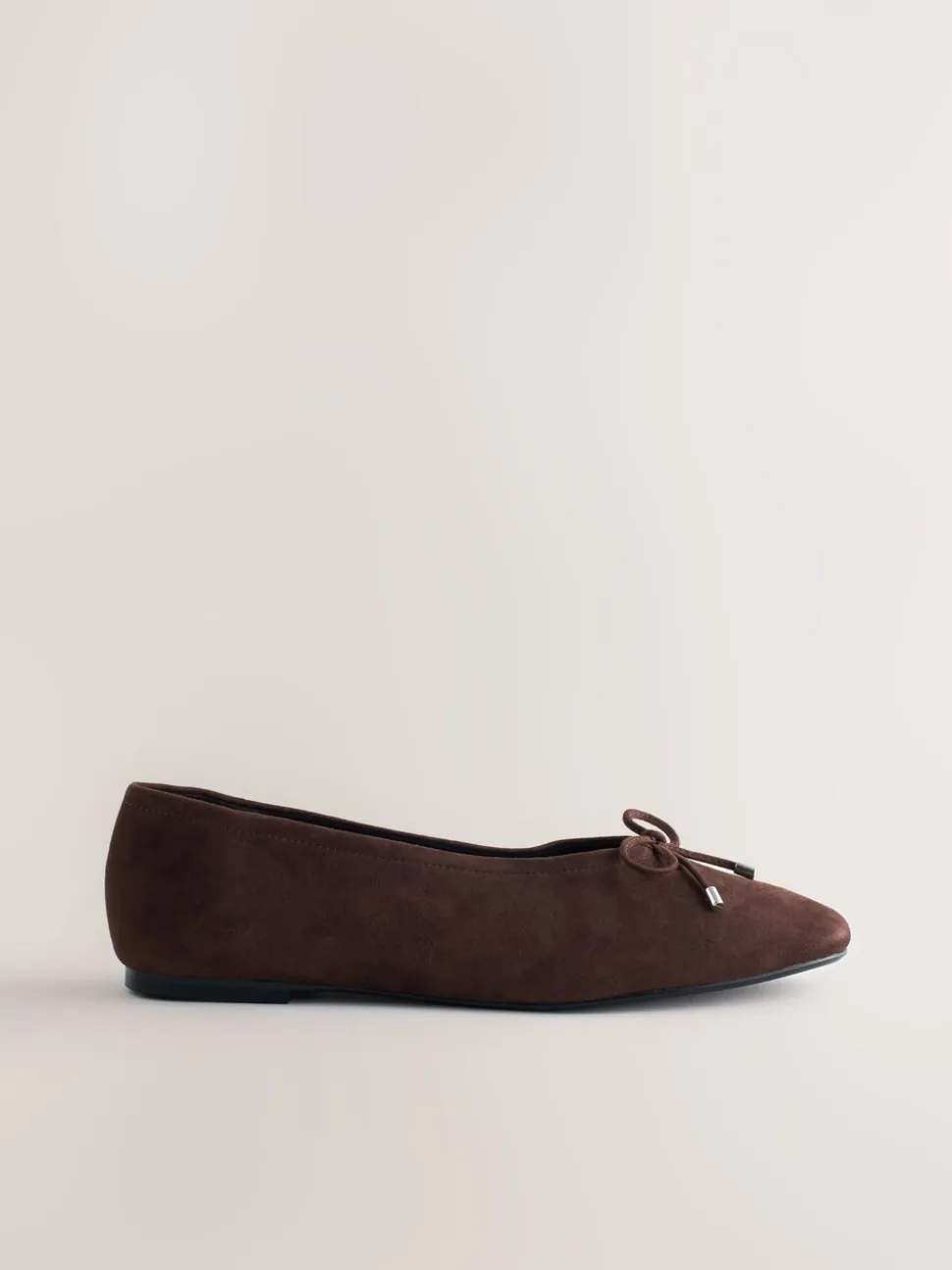 Chocoladebruin - Forever Comfort® Suede High Cut Ballet Flats