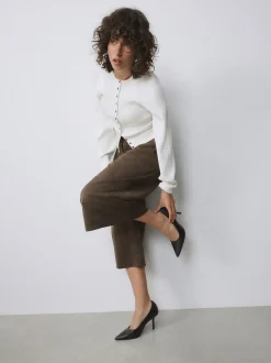 Chocoladebruin - Forever Comfort® Point Toe Court Heels
