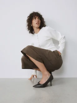 Chocoladebruin - Forever Comfort® Point Toe Court Heels