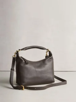 Chocoladebruin - Hand Held Leather Bag