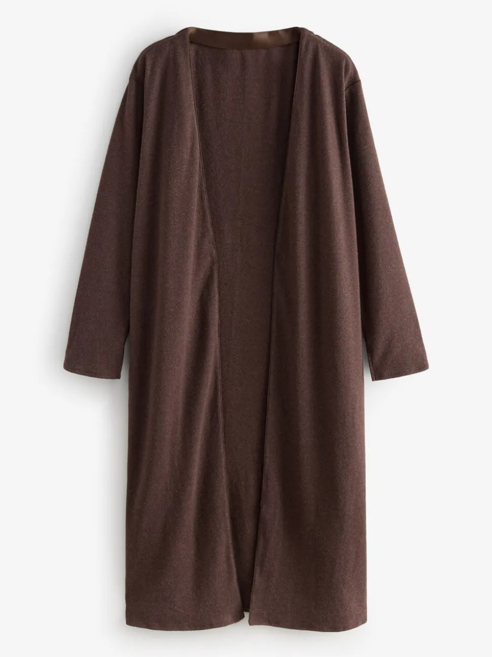 Chocoladebruin - Laura Ashley lang loungevest