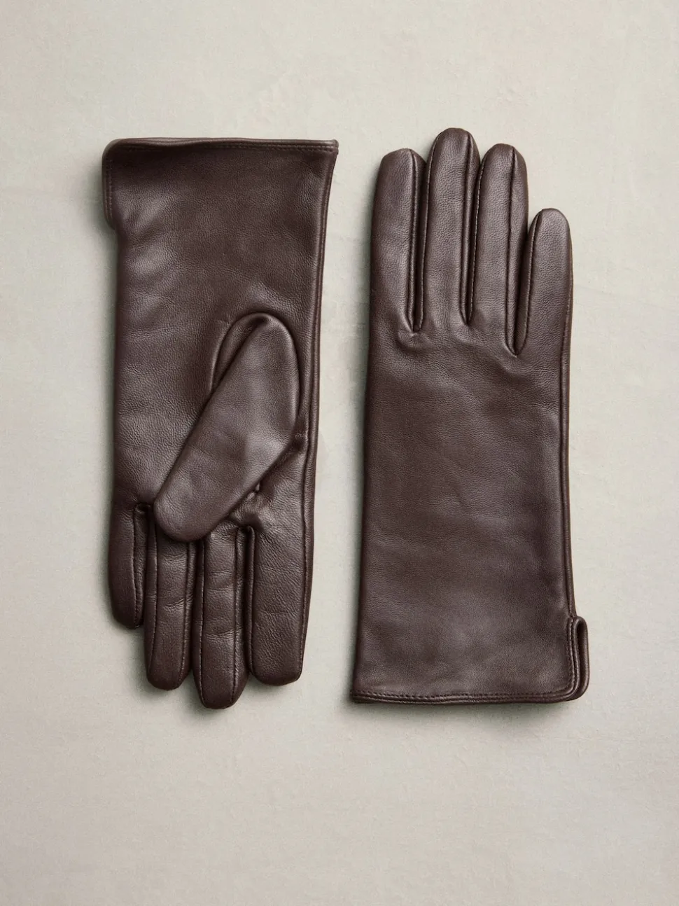 Chocoladebruin - Leren handschoenen