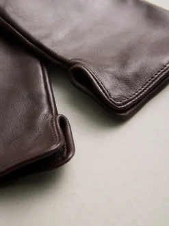 Chocoladebruin - Leren handschoenen