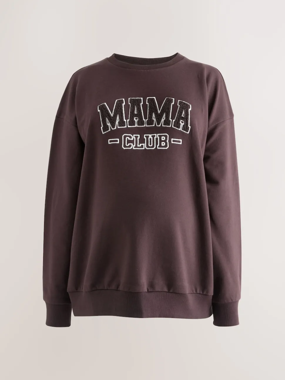 Chocoladebruin - Maternity Mini Me Sweatshirt Set