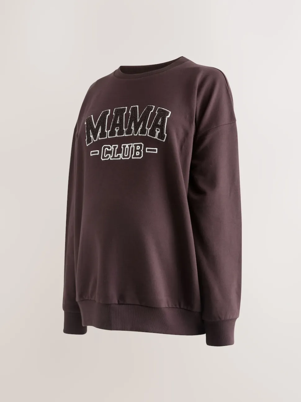 Chocoladebruin - Maternity Mini Me Sweatshirt Set