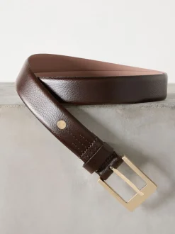 Chocoladebruin - N. Premium riem van Italiaans leer