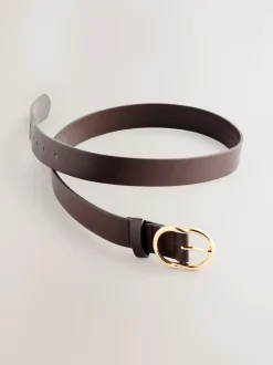 Chocoladebruin - Normale PU-riem
