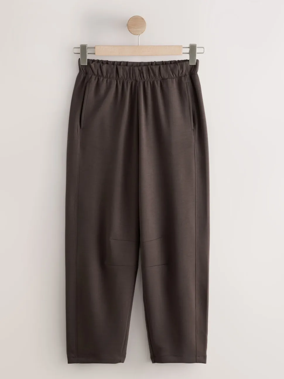 Chocoladebruin - Premium zware Slinky Barrel jeans Joggingbroeken