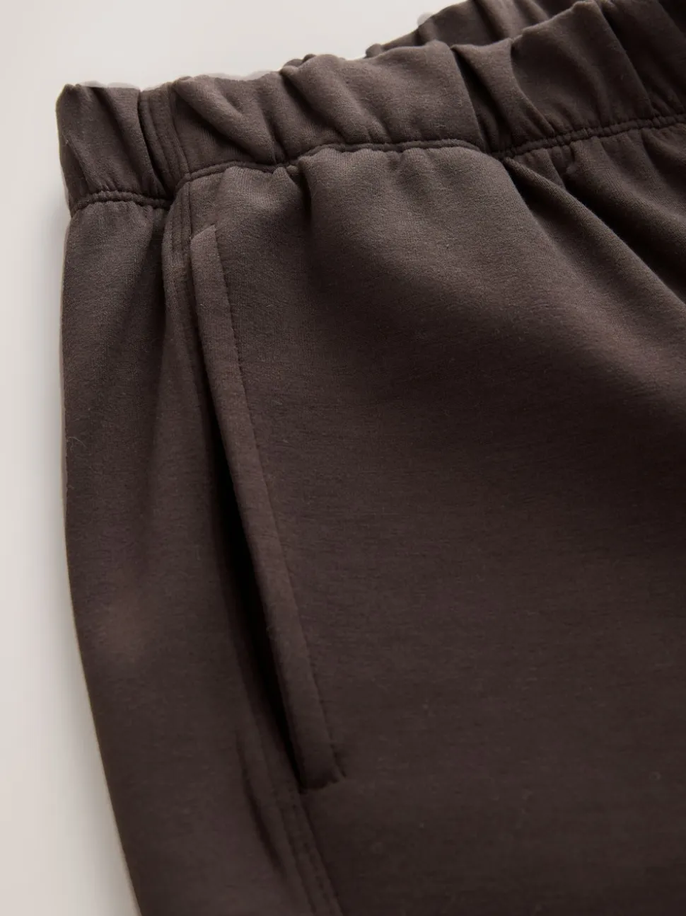 Chocoladebruin - Premium zware Slinky Barrel jeans Joggingbroeken