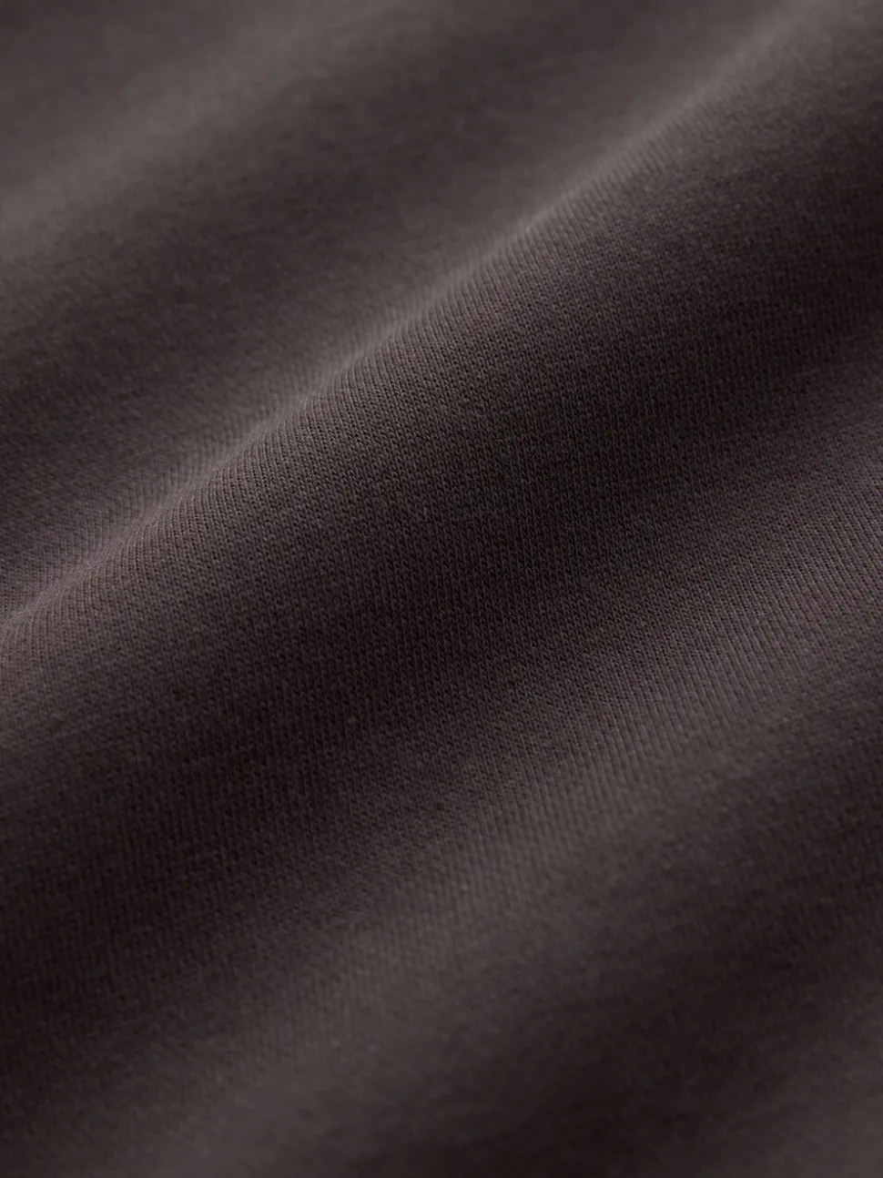 Chocoladebruin - Relaxte pasvorm zware lange hoodie