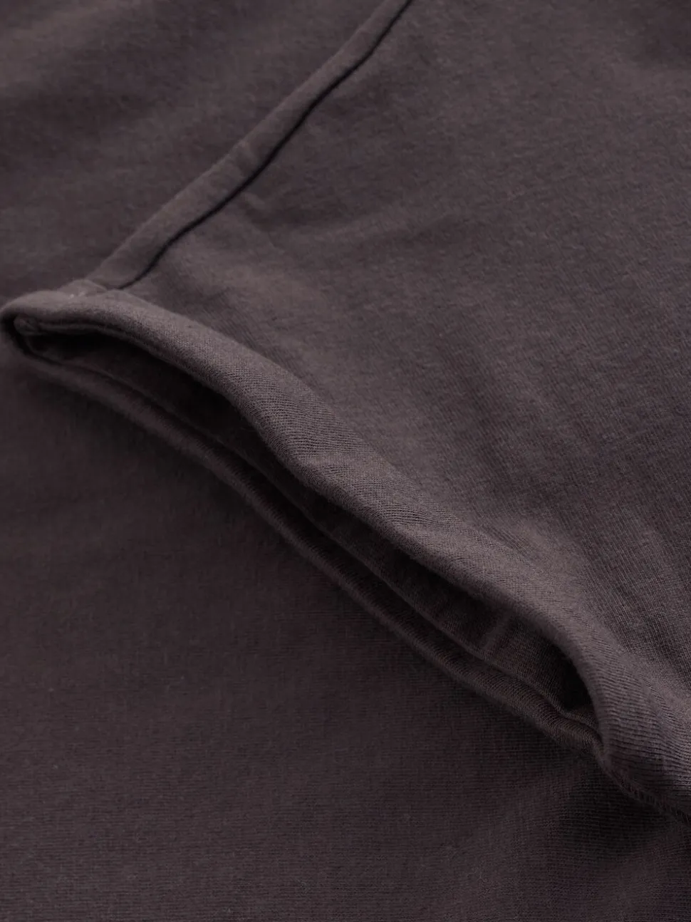 Chocoladebruin - T-shirt met kapmouwtjes