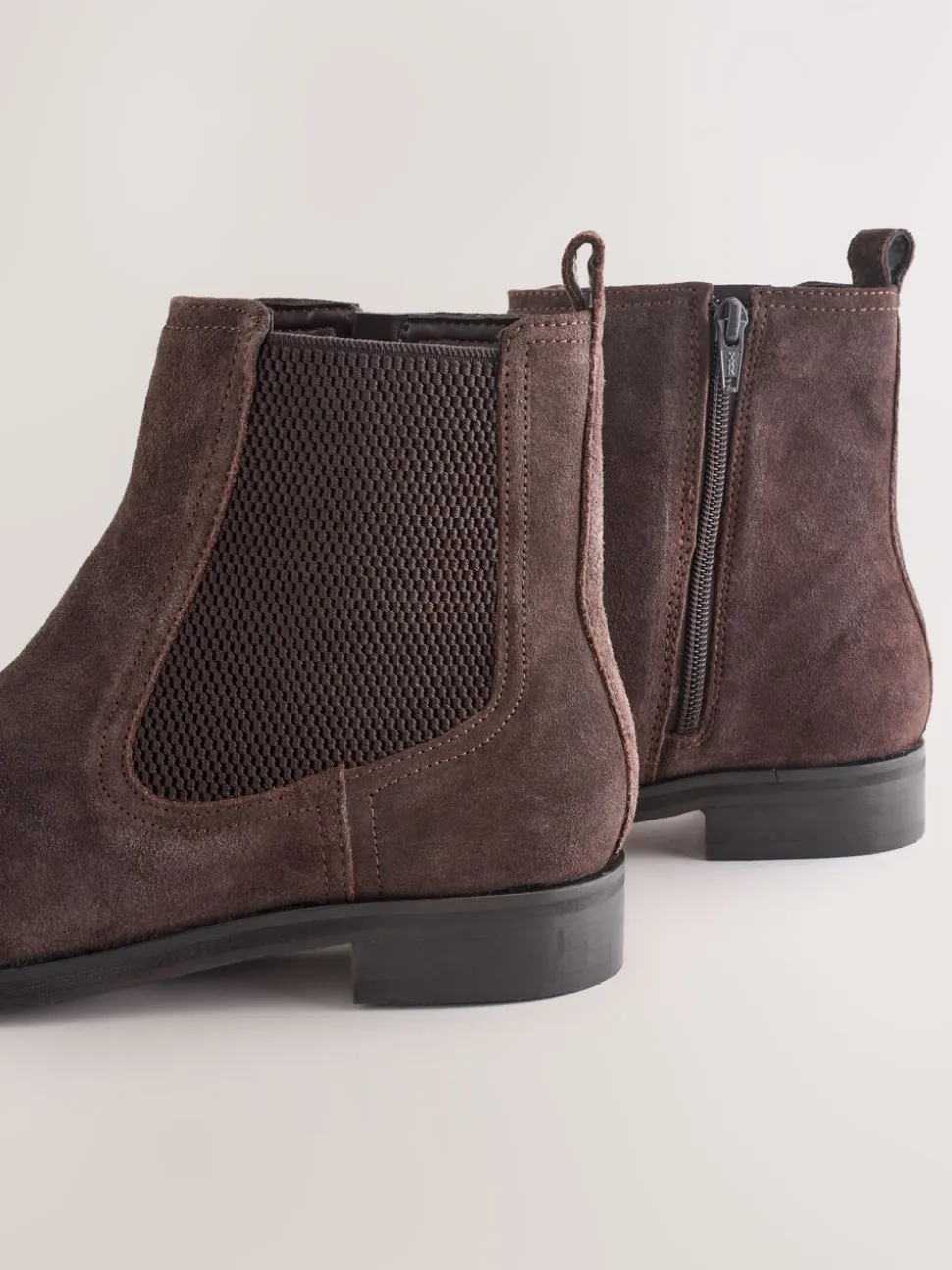 Chocoladebruin suède - Forever Comfort® Chelsea-enkellaarzen