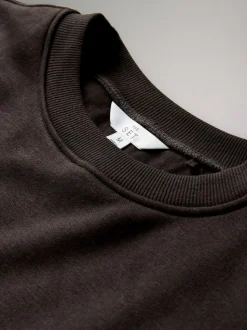 Chocoladebruin/Steen - The Set 2 Pack Bubble Hem Sweatshirts