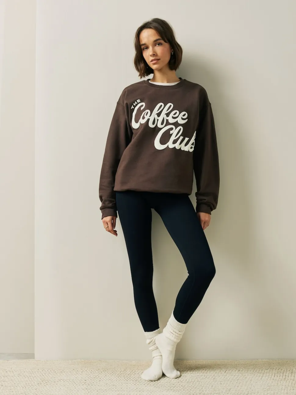 Chocolate Brown Coffee Club - Sweatshirt